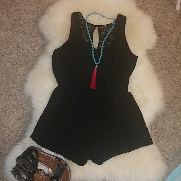 Other - Black Laced Romper🖤